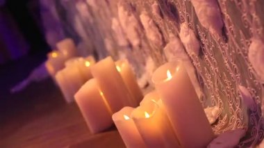 Dekoratif mumlar, yeni yıl, yılbaşı, yılbaşı süslemeleri