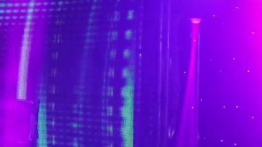 Sahne ışıkları sis ile konser, bir konsol, aydınlatma konser sahne, Sahne Alanı'nda aydınlatma eğlence konser sahne ışıkları