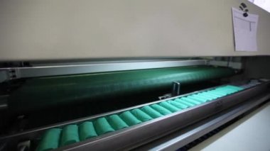 Üretim minder, minder bitki, yatak birim, iç, iç, modern fabrikası, iç mekan, yakın çekim