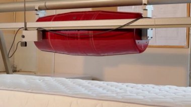 Stres testi yatak, gücü test laboratuvarı, gücü, modern fabrikası, kapalı yatak
