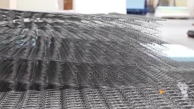Bahar birim yatak birim, ortopedik yatakları, odak, makro closeup