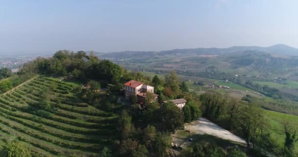 Kişisel Güneş İstasyonu, çevre koruma, üstten görünüm — Stok video