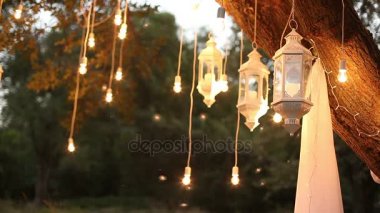 Dekoratif antika edison stil filaman woods, cam fener, lamba dekorasyon Bahçe geceleri asılı ampuller, sihirli orman, ampuller ve kızdırma orman ağacında dayan