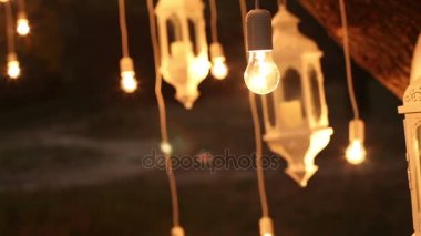 Dekoratif antika edison stil filaman woods, cam fener, lamba dekorasyon Bahçe geceleri asılı ampuller, sihirli orman, ampuller ve kızdırma orman ağacında dayan
