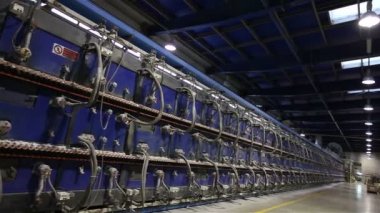 Sanayi iç, Seramik karo, Seramik karo, dekoratif tavlama seramik, gaz fırın üretim pişirme için tünel fırın ateş seramik, Modern fabrika, fabrika ekipmanları, iç