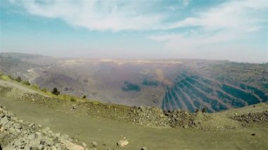 Endüstriyel dış, İrfan araştırma quarryarge, açık, patlamada genel planı