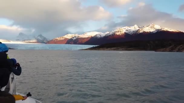 Glacier Gray Patagonie, Vue panoramique du lac Gray, Patagonie, Chili — Video
