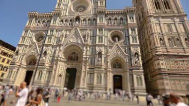 Giottos Campanile Florence, İtalya. Giottos Campanile. Floransa 'daki Katedral Duomo' nun Campanili.