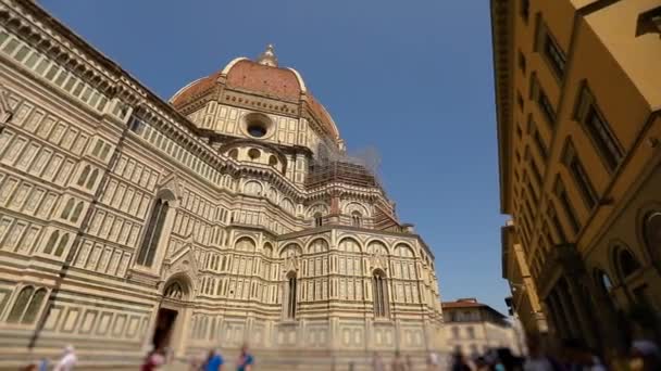 Kathedrale Santa Maria Del Fiore, Florenz, Italien. Kathedrale von Florenz — Stockvideo