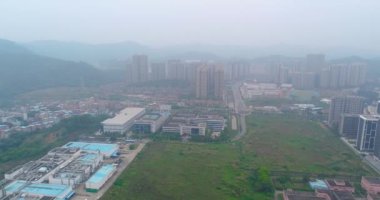 Çin 'deki sanayi bölgesinin genişliği. Çin sanayi bölgesi hava görüntüsü