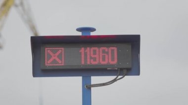 Arabalar için elektronik ölçek paneli, kamyon ağırlığı ölçümü