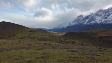 Torres del Paine Ulusal Parkı. Nordenskjold Gölü, Şili, Patagonya,