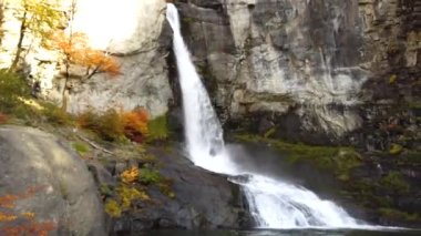 Şelale Chorrillo del Salto El Chalten, Arjantin yakınlarında