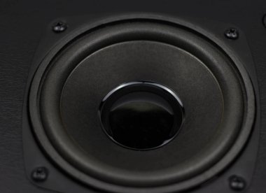 Hoparlör woofer ayrıntılarını kapatın