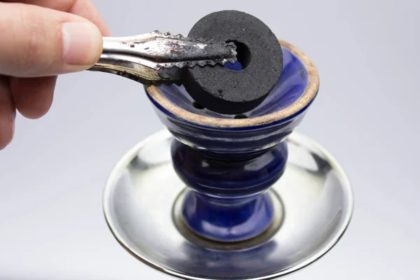 maşa ve kömür nargile