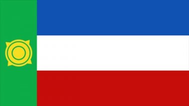 Khakassia bayrağı geçiş 4k