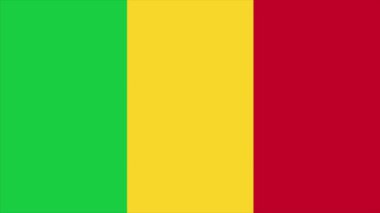 Mali bayrağı geçiş 4k