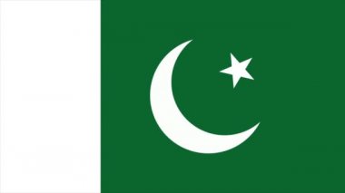 Pakistan bayrağı geçiş 4k