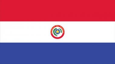  Paraguay bayrağı geçiş 4k