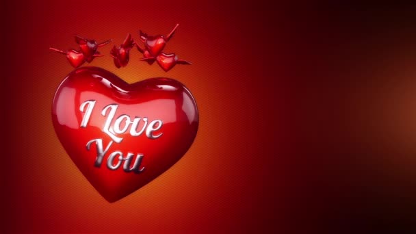 Coeurs Animation de fond pour la Saint-Valentin et le mariage .