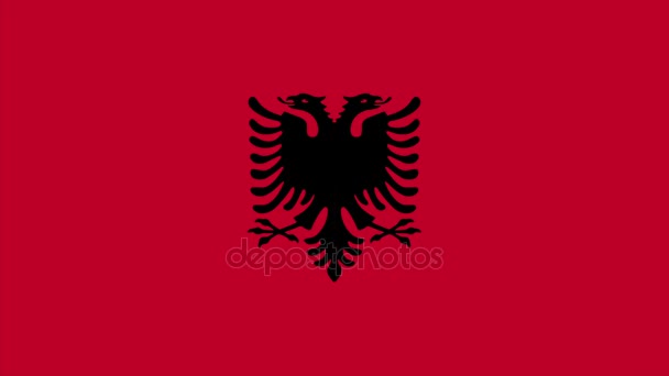 Albanie Transition drapeau 4K 
