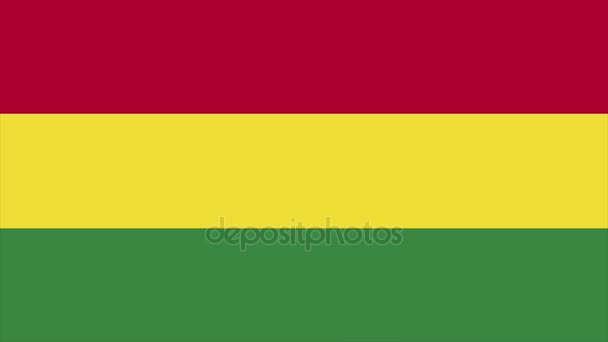 Bolivia flagga övergången 4k — Stockvideo