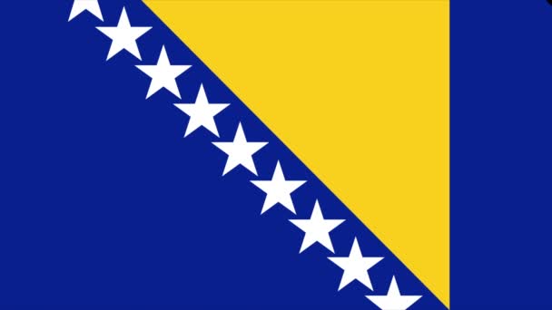 Bosnie-Herzégovine Transition drapeau 4K 