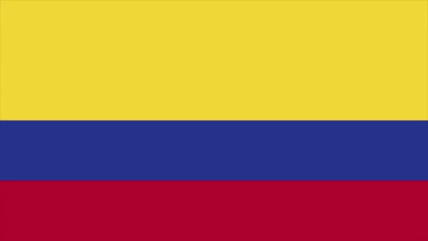 Transition drapeau Colombie 4K 