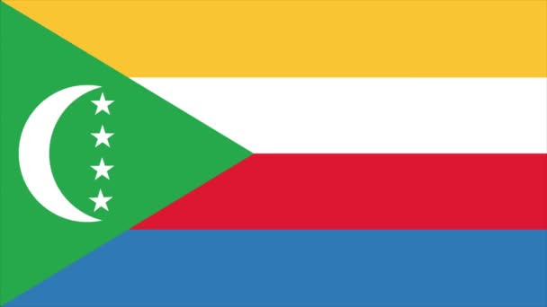 Transition drapeau Comores 4K 