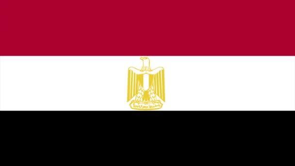 Переход на флаг Египта 4K — стоковое видео
