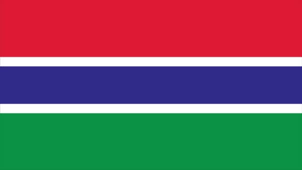 Gambie Transition drapeau 4K 