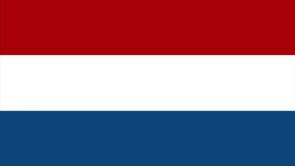 Transition drapeau Hollande 4K 