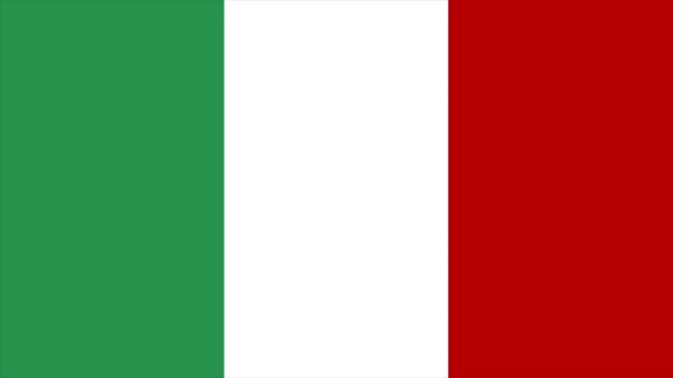Italie Transition drapeau 4K 