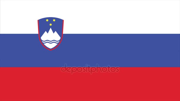 Slovénie Transition drapeau 4K 