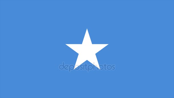 Transition du drapeau somalien 4K 