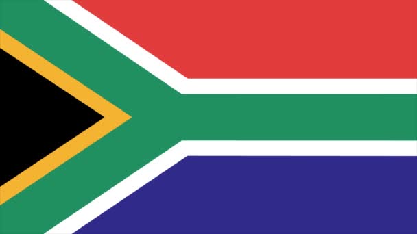 Afrique du Sud Transition drapeau 4K 