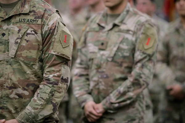 Troupes de l'armée américaine — Photo