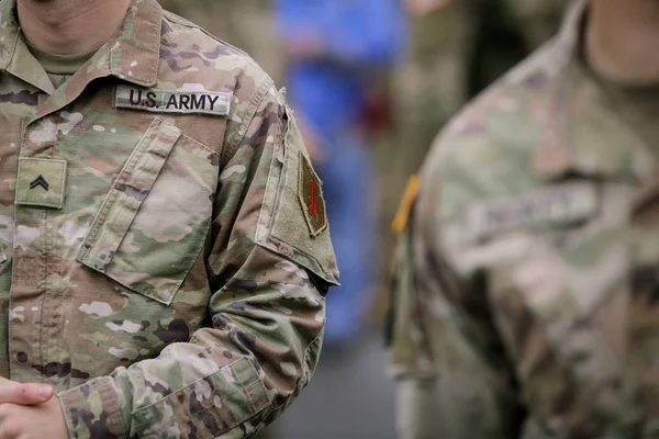 US Army troops — Stock Photo, Image