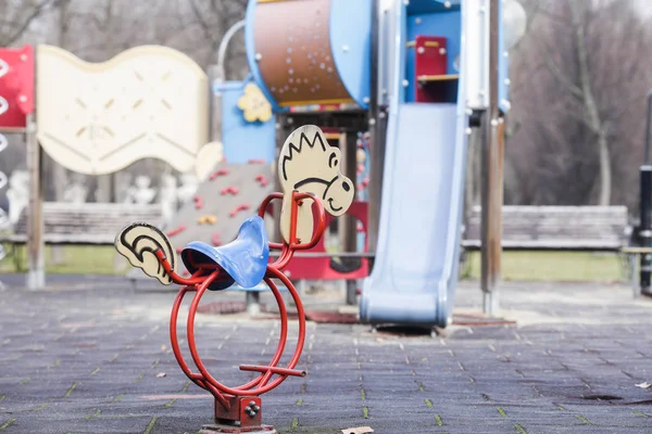 Details Von Einem Leeren Kinderspielplatz — Stockfoto