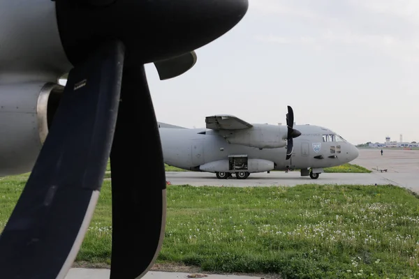 Mihail Kogalnicenu Roumanie Avril Alenia 27J Avion Militaire Spartiate Vendredi — Photo