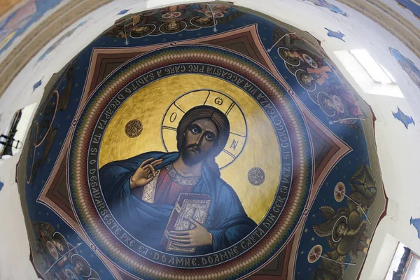 Βουκουρέστι Ρουμανία Απριλίου 2018 Ζωγραφική Του Ιησού Παντοκρατού Ηγεμόνα Του — Φωτογραφία Αρχείου