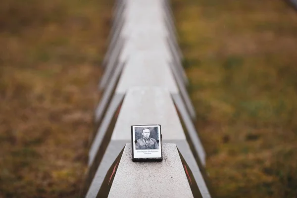 Bucharest Romania February 2020 Graves Red Army Cemetery Bucharest Cold — Stock Photo, Image