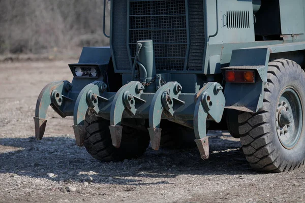 Otopeni Rumania Febrero 2020 Maquinaria Pesada Del Ejército Rumano Allana —  Fotos de Stock