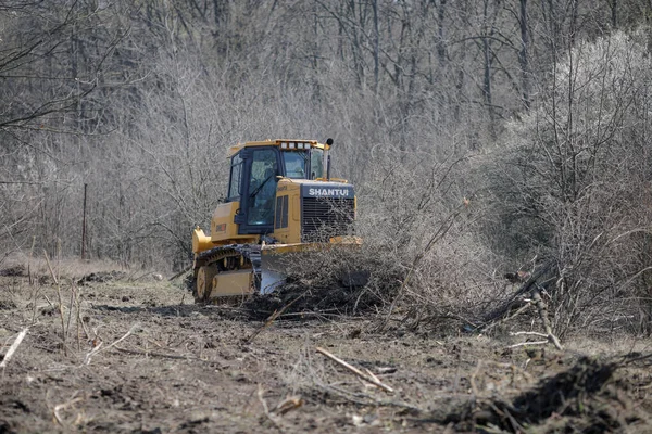 Otopeni Romania Febbraio 2020 Macchine Pesanti Dell Esercito Rumeno Terreno — Foto Stock