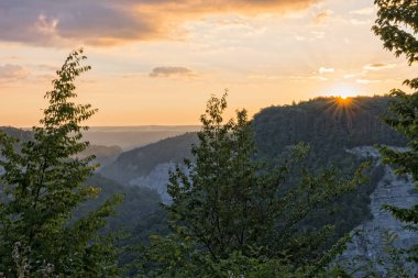 Letchworth güneş doğarken
