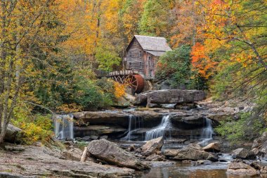 Batı Virginia'da Glade creek grist değirmen
