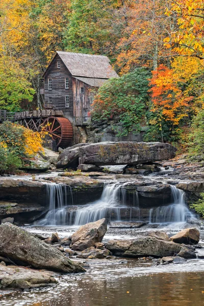 Grist Mill Glade Creek v Západní Virginii Royalty Free Stock Fotografie