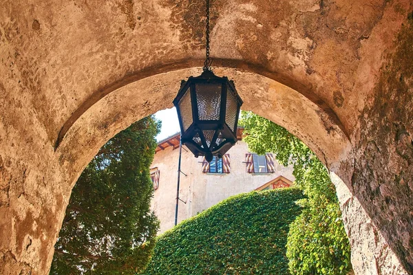 Entrée du château médiéval de Bled — Photo