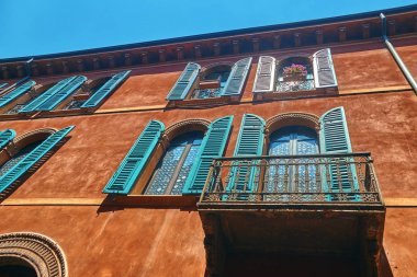 Verona, İtalya'nın güzel mimari detaylar