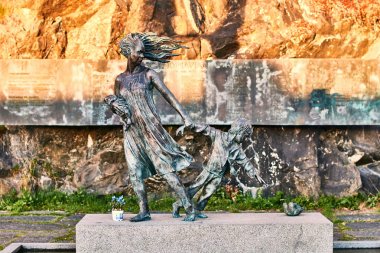 Oslo, Norveç'te Ms İskandinav Star gemide yangında hayatını kaybeden 159 Kullanıcılar Memorial